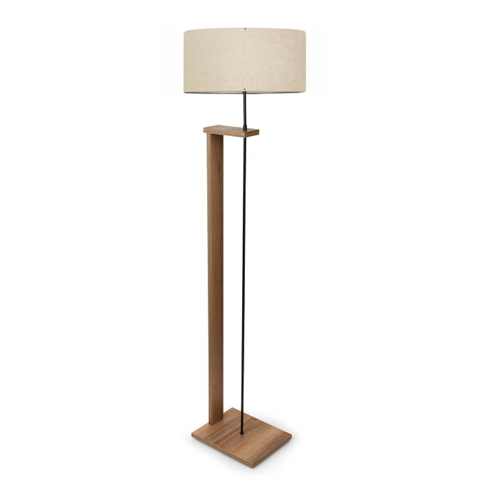 Opviq Lámpara de Pie AYD-2825 Beige y Madera Opviq Lámpara de Pie AYD-2825 Beige y Madera